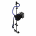 Thumbnail image #1 for Open Wall-Mount Retractable Hose Reel Assembly with 8-Inch Mixing Faucet, High-Flow Spray Valve, and 15-Foot 3/8-Inch Hose