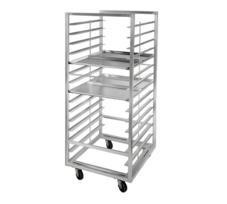 Product image #1 for Channel Manufacturing Double Section Side-Loading Aluminum Bun Pan Oven Rack for 20 Full-Size Pans