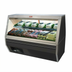 Thumbnail image #1 for Howard-McCray 119-Inch Remote Double Duty Deli Meat & Cheese Service Case, Straight Glass, LED Lighting, Black Exterior
