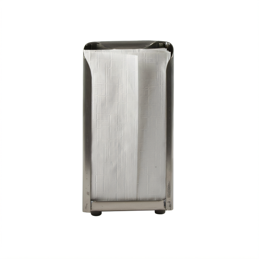 Product image #1 for San Jamar H900X Tabletop Tallfold Napkin Dispenser, Satin Stainless Steel, 150+ Capacity