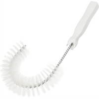 Sparta® Clean-In-Place Hook Brush, 11-1/2 In., Galvanized Wire, Polyester Bristles, Purple