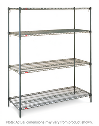 Metro Super Erecta Super Adjustable Stationary Starter Wire Shelving Unit, 48