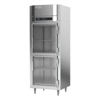 Victory UltraSpec FSA-1N-S1-HG-HC One-Section Shallow Depth Glass Half-Door Reach-in Freezer with V-Core™ Technology