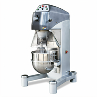 Omcan 80 Qt Heavy-Duty Floor Model Planetary Mixer with Timer