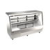 Thumbnail image #1 for Omcan 84-Inch Floor Model Full-Service Refrigerated Deli Display Case, Self-Contained Bottom-Mount, Stainless Steel