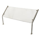 Thumbnail image #1 for BK Resources SG-45SS-72 45° Angled Single-Sided Self-Serve Sneeze Guard, 71.5"W x 24"H, Stainless Steel with 1/4" Tempered Glass