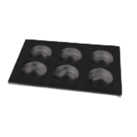 UNOX USA EGGX 6x2 GN 1/1 12 x 20 Non-Stick Aluminum Oven Tray