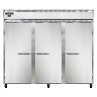Continental Refrigerator 3FESNSS Three-Section Extra-Wide Shallow Depth Reach-In Freezer