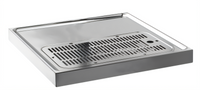 Perlick 16-Inch x 16-Inch Surface-Mount Platform Drip Tray Trough for Lucky, Panther, and Sexy Towers, Stainless Steel