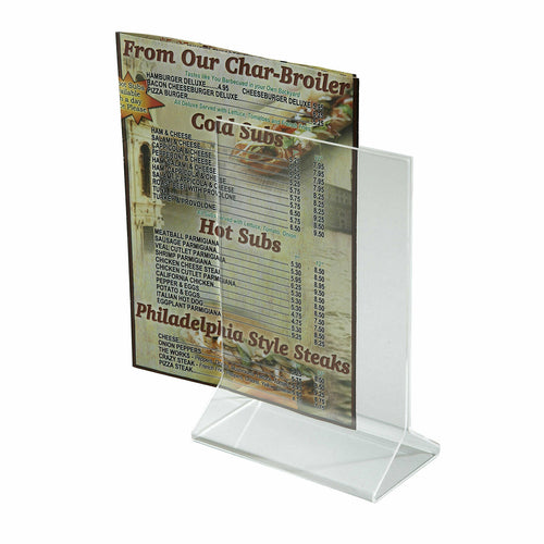 Product image #1 for Winco ATCH-46 Tabletop Menu Card Holder Case of 36