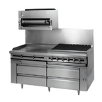 Thumbnail image #1 for Jade Range (Middleby) Titan JFLH-02R-T-36 36-Inch Remote Refrigeration Freezer Base with 2 Removable Drawers, Stainless Steel Front & Sides