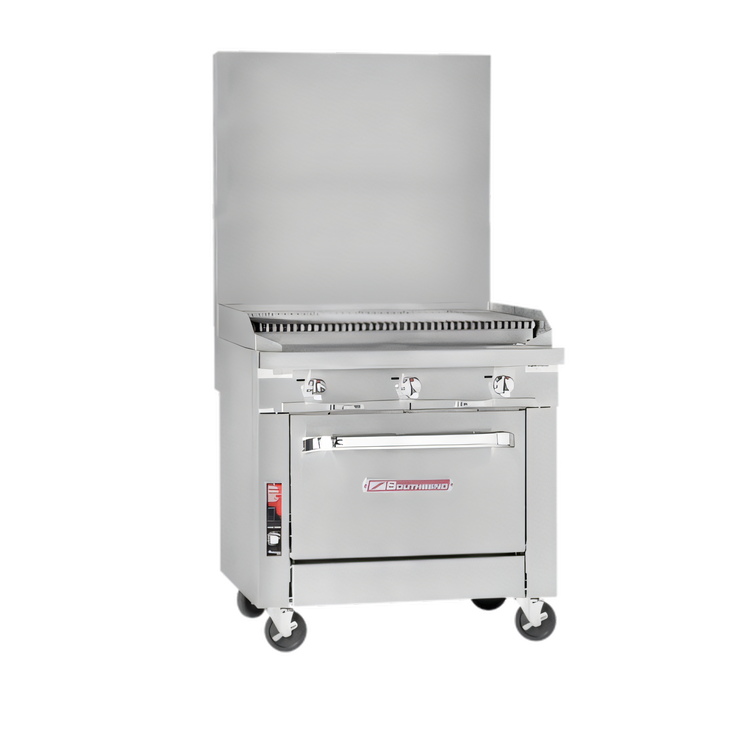 Product image #1 for Southbend Platinum 32-Inch Heavy Duty Gas Charbroiler Range with Standard Oven