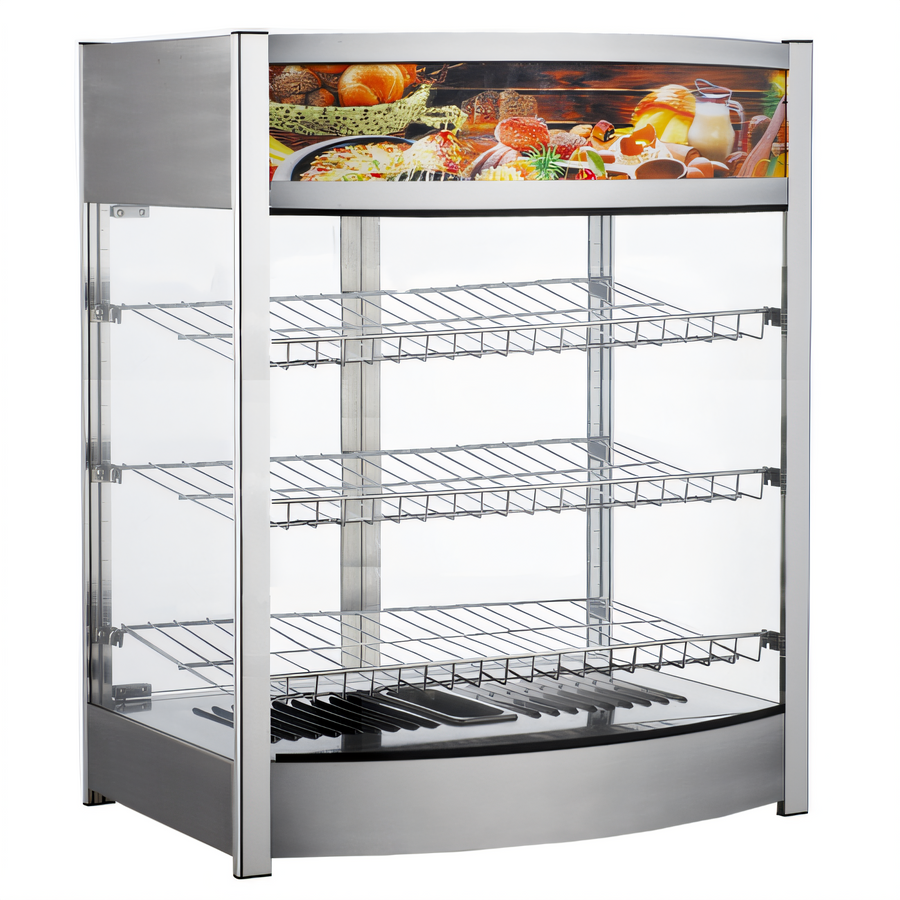 Product image #1 for BakeMax Titan Series 25.5-Inch Full-Service Heated Countertop Display Case