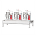 Thumbnail image #1 for Vulcan Triple 6-Gallon Electric Tilting Kettle Stand Assembly, 80-Inch Wide Stainless Steel