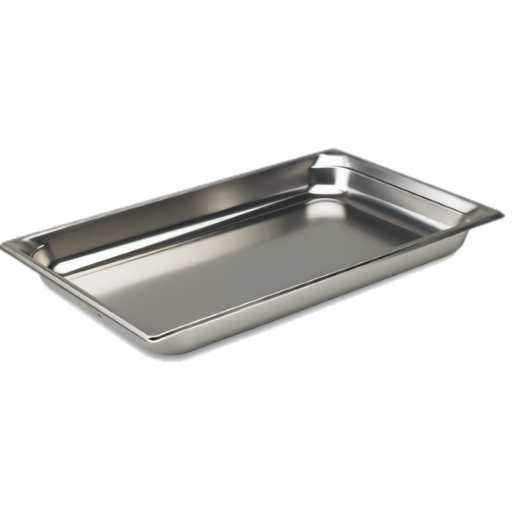 Product image #1 for Vollrath Super Pan 3 1/1 GN Solid Hotel Pan, 2-Inch Deep, 7.7 Qt, 300 Series Stainless Steel