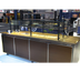 Thumbnail image #1 for Advance Tabco Sleek Shield™ Double-Sided Single-Tier Self-Service Glass Food Shield, 60 Inch W x 40 Inch D