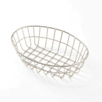 Thumbnail image #1 for American Metalcraft GOVS69 Stainless Steel Oblong Wire Grid Serving Basket, Dishwasher Safe, 9 x 6 x 2.5 Inches Case of 24