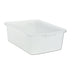 Thumbnail image #1 for Traex Standard 1-Compartment Bus Box, High-Density Polyethylene, White, 21-3/4 x 15-1/2 x 7 Inches