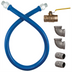 Thumbnail image #1 for Dormont Manufacturing CAN16100BPV48BXFT Dormont Blue Hose Gas Hose