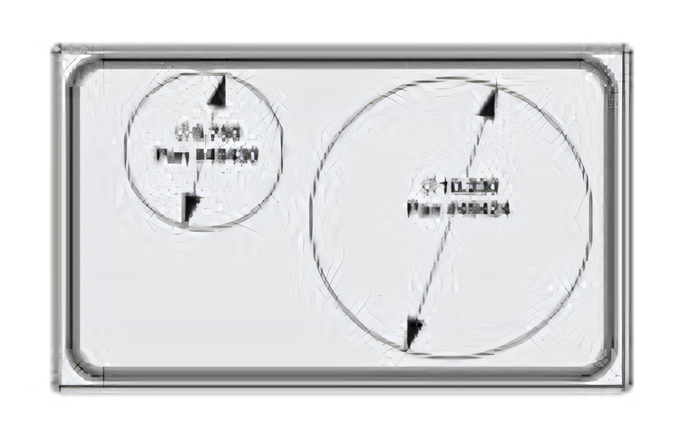 Product image #1 for Miramar Single-Size Stainless Steel Template Adapter Plate for Miramar Cookware