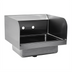 Thumbnail image #1 for Eagle Group BlendPort Wall-Mount Stainless Steel Hand Sink with Side Splashes and Basket Drain, 14 x 10 x 5-Inch Bowl