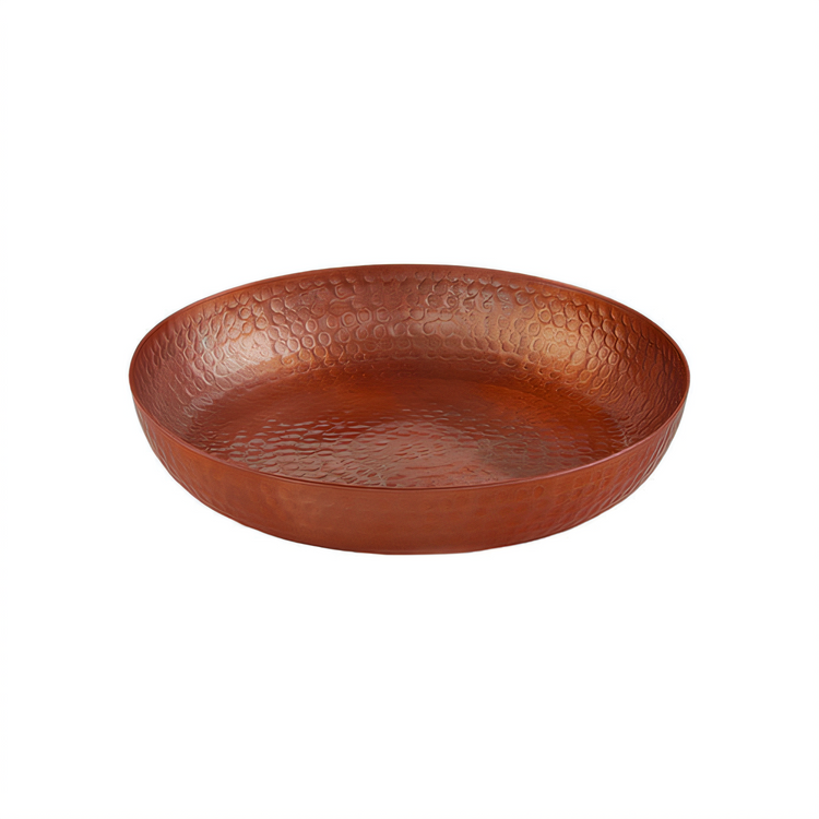 Product image #1 for American Metalcraft Copper Hammered Aluminum Single-Wall Seafood Tray, 14-Inch, 128 oz.