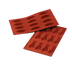 Thumbnail image #1 for Silikomart Silconflex Little Boat Silicone Mold — 12-Cavity, 0.59 in H x 1.18 in Dia, 7 in x 11.75 in Overall