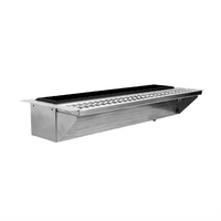 Glastender DI-MDR30 Drop-In Stainless Steel Mixology Well & Drink Rail, 30-Inch Wide
