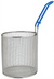 Thumbnail image #1 for Winco Wide Round Mesh Pasta Boil Basket, 6-1/2 Inch Diameter x 7 Inch Height, Stainless Steel