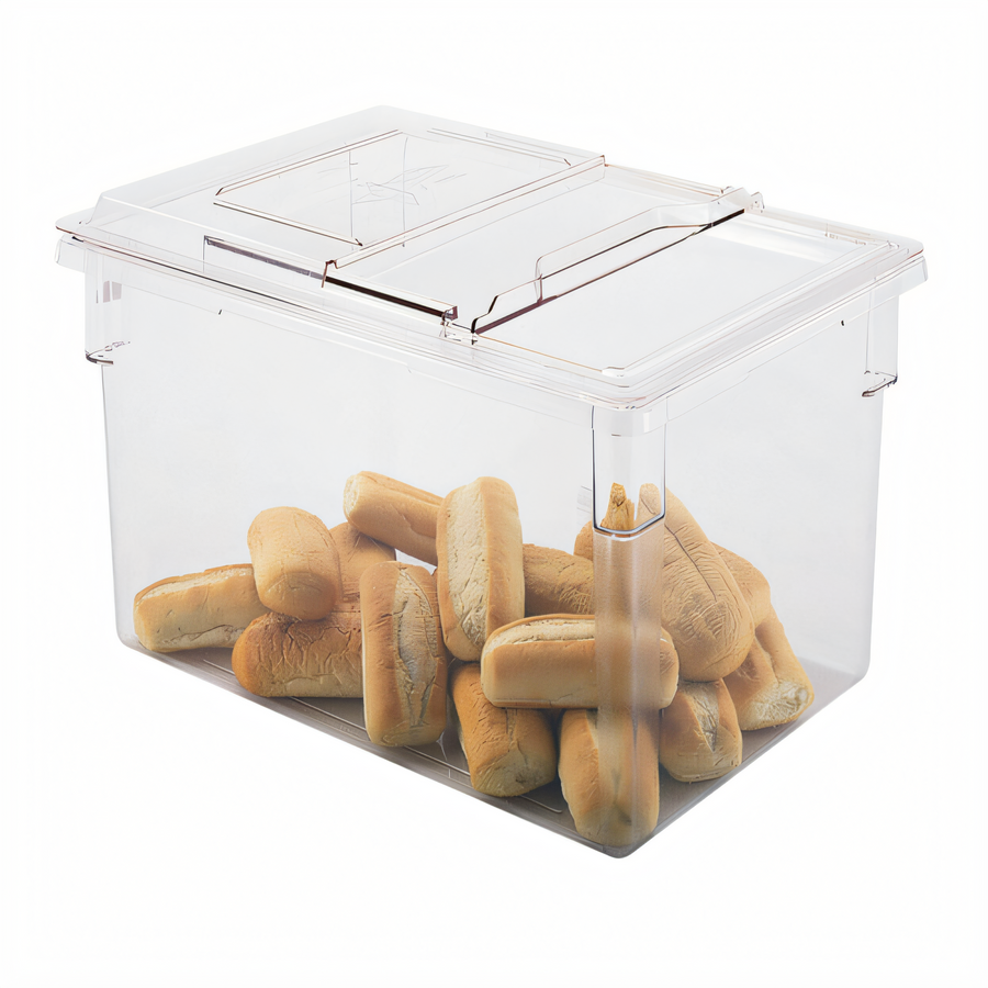 Product image #1 for Cambro Camwear Clear Polycarbonate Food Storage Container, 18 x 26 x 15 in., 22 Gallon