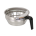 Thumbnail image #1 for BUNN Coffee Maker Funnel Assembly, Stainless Steel with Black Handle, 7.62-Inch Wide