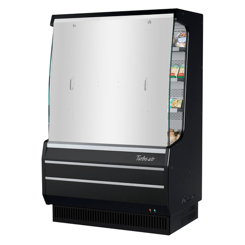 Product image #1 for Turbo Air SCS-50-M 48-Inch Stainless Steel Solid Security Cover for TOM-M Open Display Merchandisers