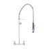 Thumbnail image #1 for Fisher 8-Inch Backsplash Mount Pre-Rinse Unit with Spring Action Flexible Gooseneck and Ultra-Spray PLUS Spray Valve