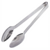 Thumbnail image #1 for Terra 12-Inch Stainless Steel Serving Tongs with Hammered Mirror Finish