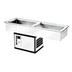 Thumbnail image #1 for Atlas Metal WCMDCL-4 Slim-Line 4-Pan Refrigerated Cold Food Drop-In Well