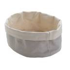 Thumbnail image #1 for American Metalcraft TV4 Round Three-Layer Canvas Bag, 7-1/2-Inch Diameter x 5-Inch High, Cream/Gray Case of 48