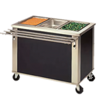 Thumbnail image #1 for Dinex DineXpress DXP5HF 5-Well Electric Mobile Hot Food Counter, Thermostatically Controlled, Stainless Steel, 74-Inch