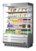 Thumbnail image #1 for Turbo Air Full-Height Vertical Open Display Merchandiser, 4-Shelf, Stainless Steel, Self-Contained