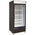 Thumbnail image #1 for Maxx Cold X-Series One-Section 16 Cu. Ft. Black Glass Door Reach-In Freezer Merchandiser