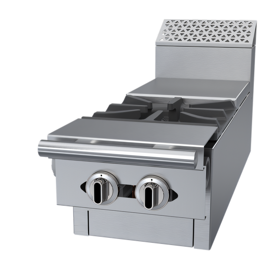 Product image #1 for Garland Cuisine Series 12-Inch Modular Gas French Top Add-A-Unit with Open Burner and Hot Top