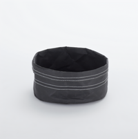 American Metalcraft 7-Inch Diameter x 4-Inch High Black Reusable Kraft Paper Bag