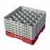 Thumbnail image #2 for Cambro Camrack Full-Size 30-Compartment Glass Rack with 5 Extenders, Red