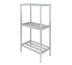 Thumbnail image #1 for Fully Assembled 3-Shelf Tubular Aluminum Dunnage Shelving, 60W x 20D x 64H