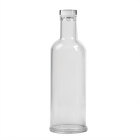American Metalcraft 34 oz Clear Plastic Water Bottle with Cap