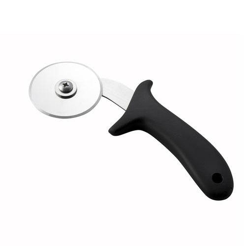 Product image #1 for Winco 2-1/2-Inch Stainless Steel Wheel Pizza Cutter with Polypropylene Handle, Black
