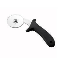 Winco 2-1/2-Inch Stainless Steel Wheel Pizza Cutter with Polypropylene Handle, Black