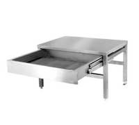 Cleveland Range ST-28 28-Inch Open Type Stainless Steel Equipment Stand for Single Kettles