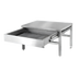 Thumbnail image #1 for Cleveland Range ST-28 28-Inch Open Type Stainless Steel Equipment Stand for Single Kettles