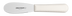 Thumbnail image #2 for Dexter Russell Sani-Safe 3-1/2 Inch Scalloped Sandwich Spreader with Stainless Steel Blade and White Polypropylene Handle