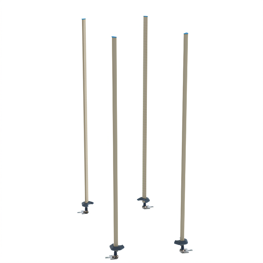Product image #1 for MetroMax Q Stationary Intermediate Unit Kit for Floor Track Shelving